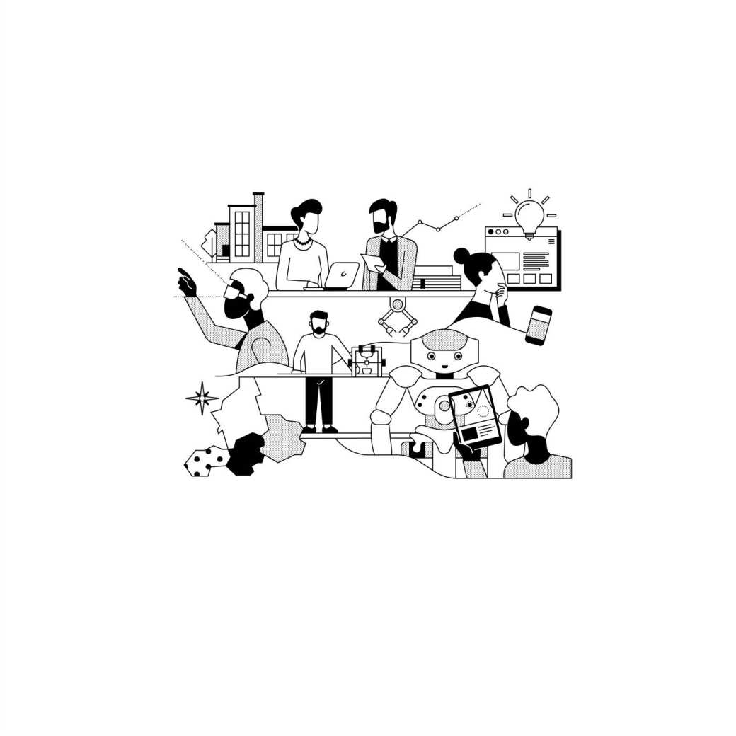 Illustratie zwaartepunt Smart Region