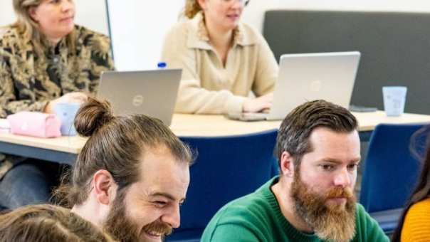 AMM LLO studenten aan het werk tijdens de les