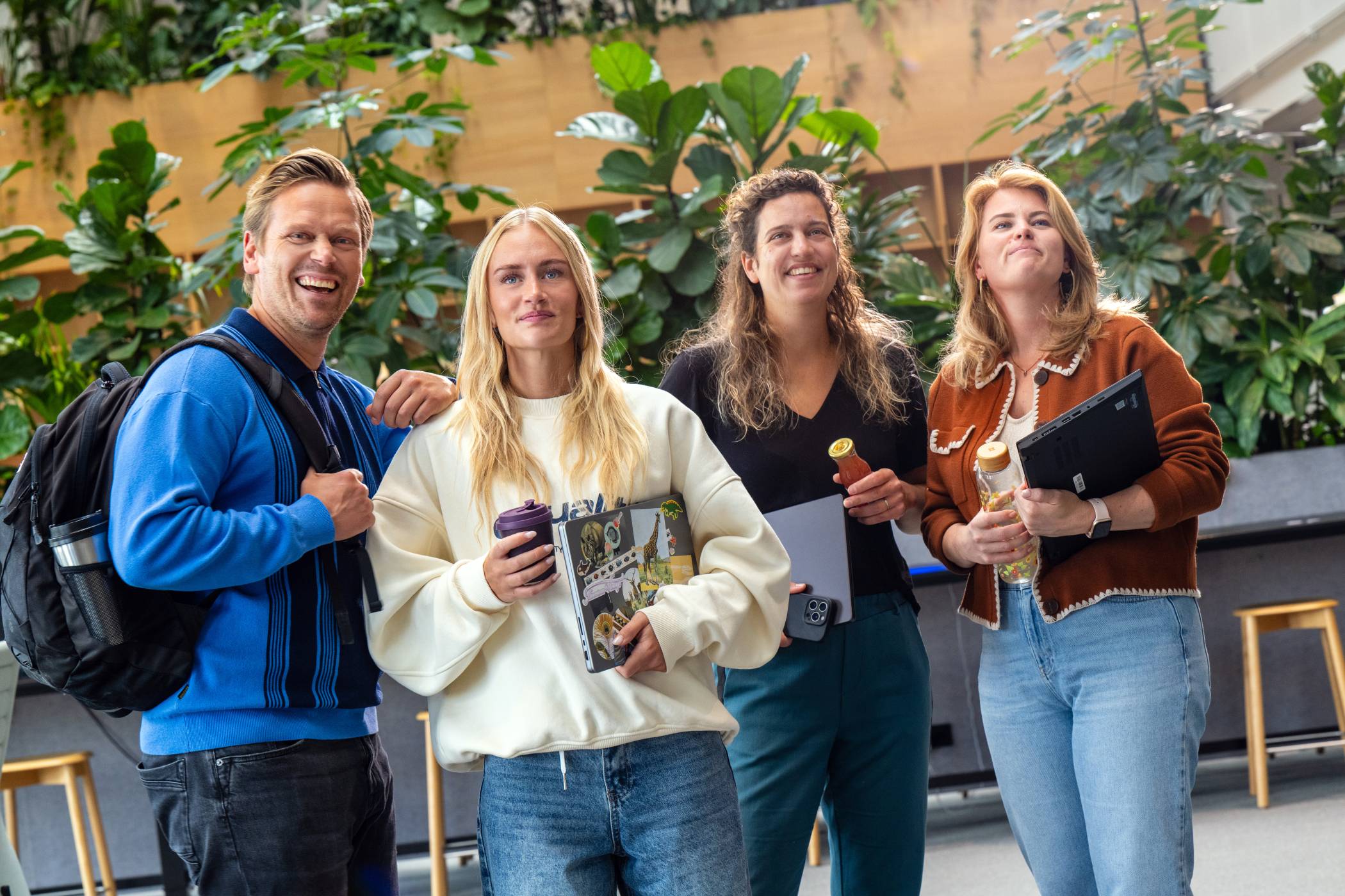4 deeltijdstudenten op de Open Avond op de HAN