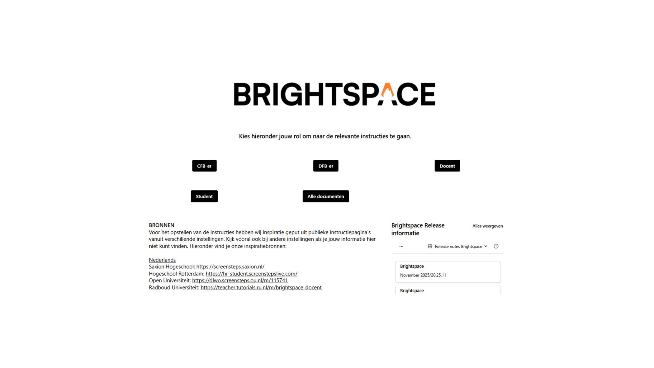 Voorbeeld - Sharepoint (hulppagina)