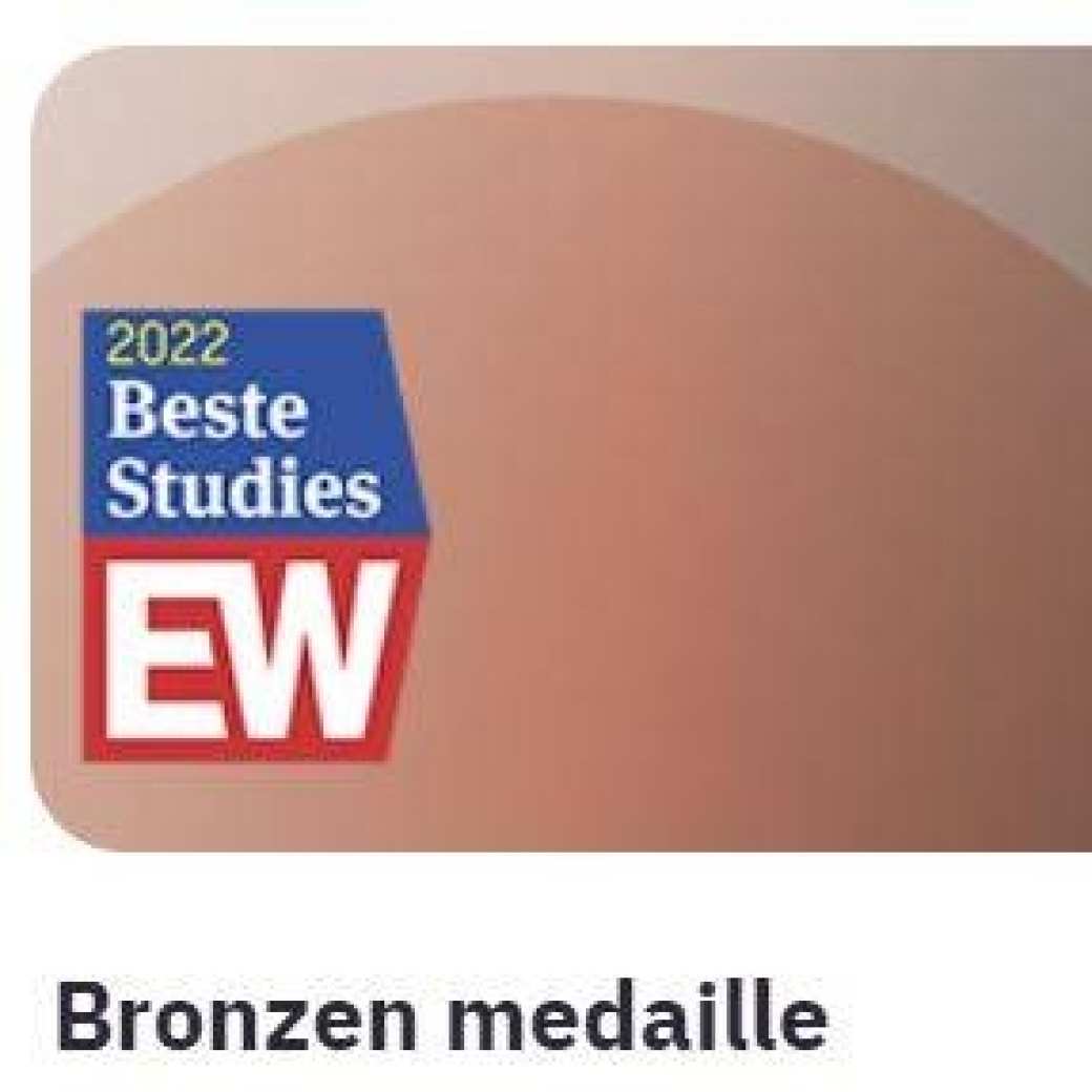 Bronzen medaille van Beste Studies, uitgeloofd door Elsevier
