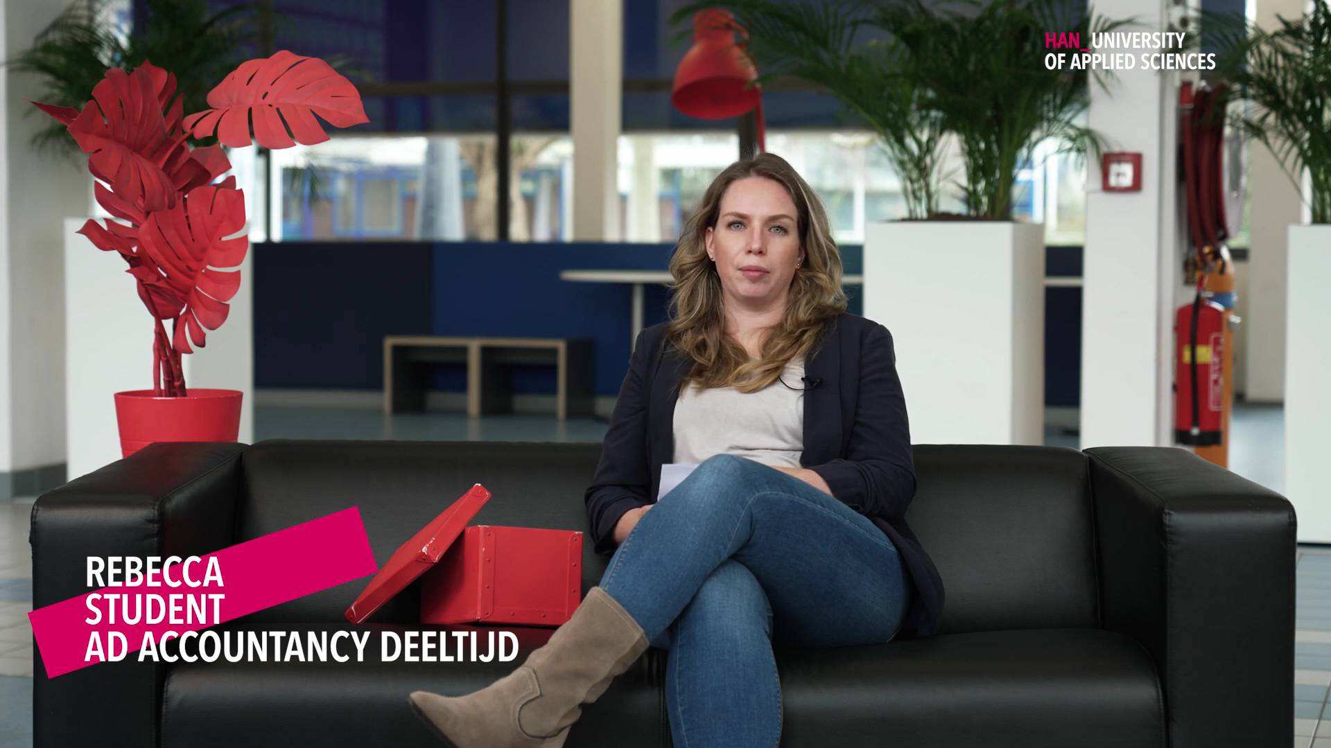 Bankvideo met Rebecca Vroom student Accountancy deeltijd AD