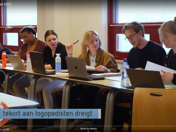 Omroep Gelderland over tekort aan logopedisten en dalende instroom opleidingen