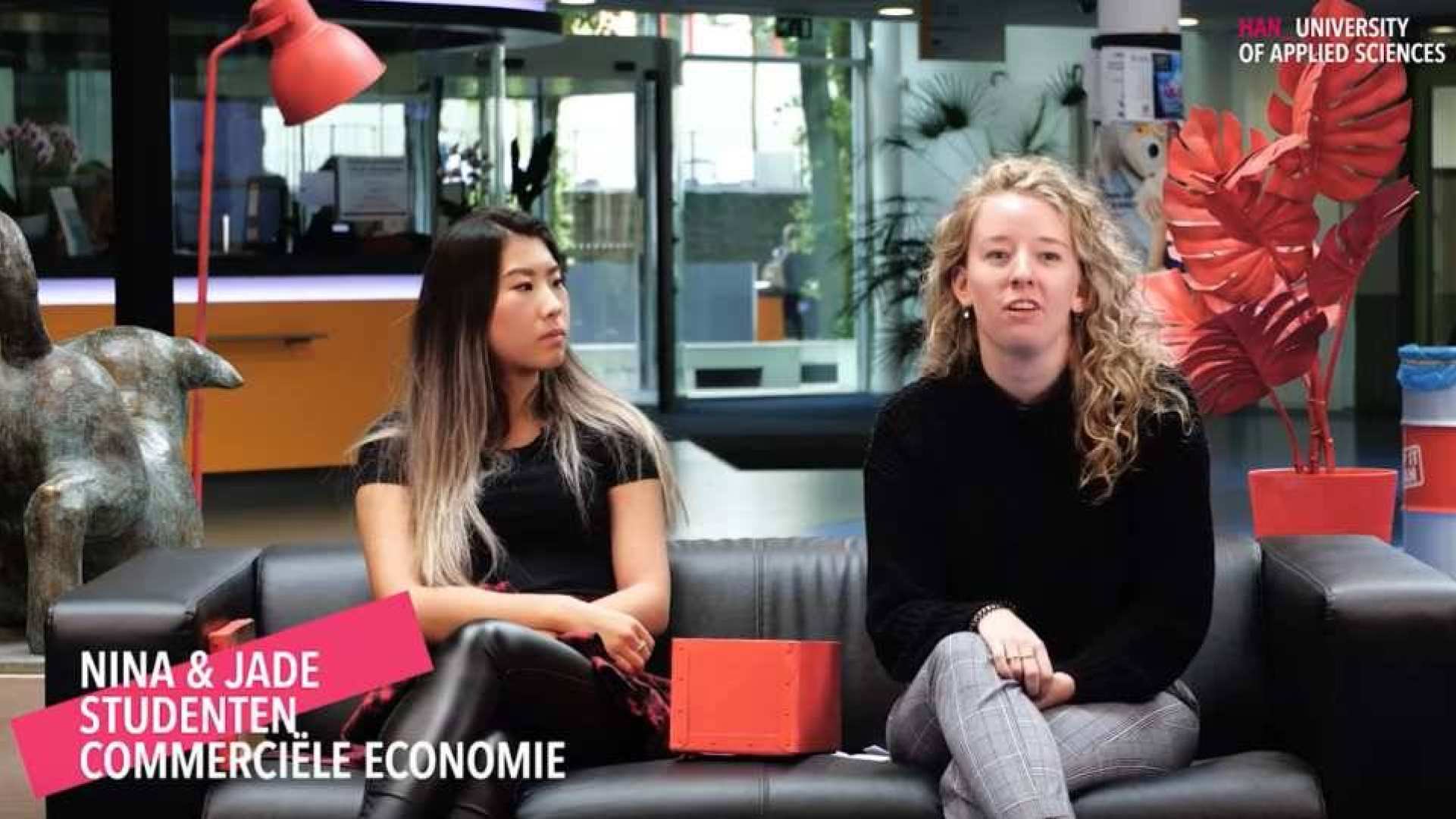 Economie leuk-minst leuk-Nina en Jade