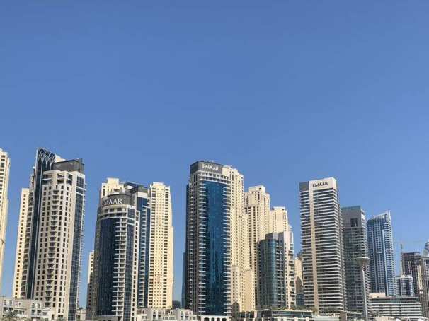 De gebouwen van Emaar in Dubai