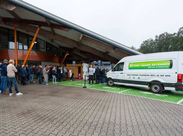 Crafter bestelbus bij open dag Green Planet