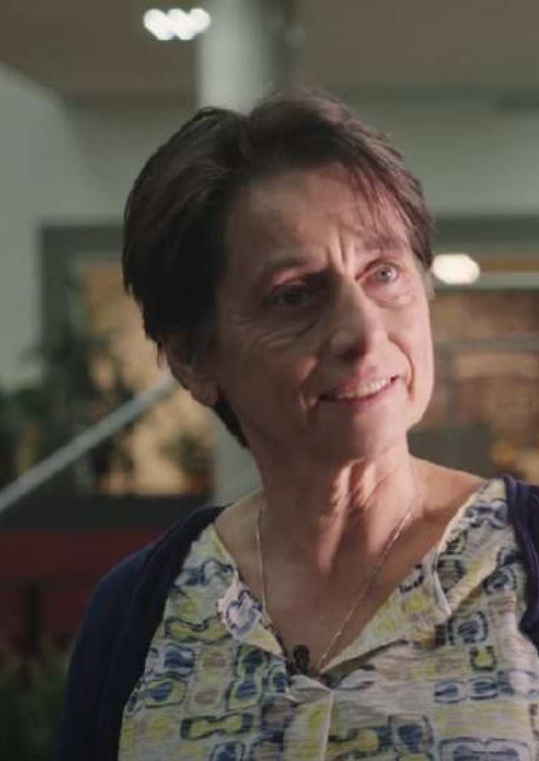 Videostill van de video Professionaliseren van ervaren leraren van het lectoraat professionaliteit van leraren met Ans Bergmans