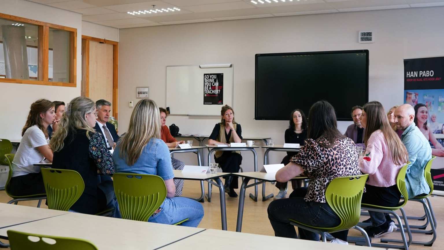 Foto's voor nieuwsbericht bezoek OCW aan HAN Pabo