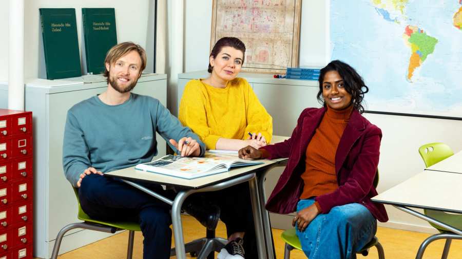 3 personen op HAN locatie