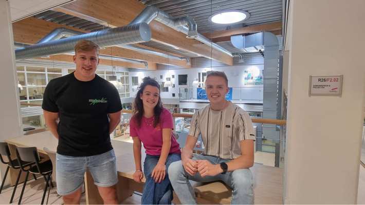 Ilha van Mierlo, Kees Arink en Joost Sarlemijn studeren binnen het AI atelier af op parametrisch ontwerpen.