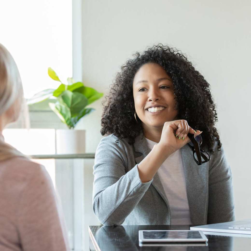 Adviesgesprek deelnemer en adviseur post-hbo